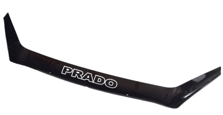 Дефлектор капота темный с надписью Toyota Land Cruiser Prado 120 2002-2008