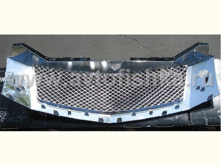 Cadillac Escalade (02-06) решетка радиатора хромированная, дизайн сетка.