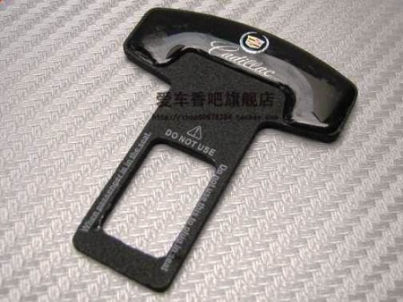 Вставка в замок ремня безопасности с логотипом Cadillac, лакированная