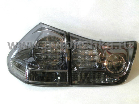 Lexus RX330, 350, 400H (03-08) фонари задние светодиодные тонированные, комплект 4 шт.