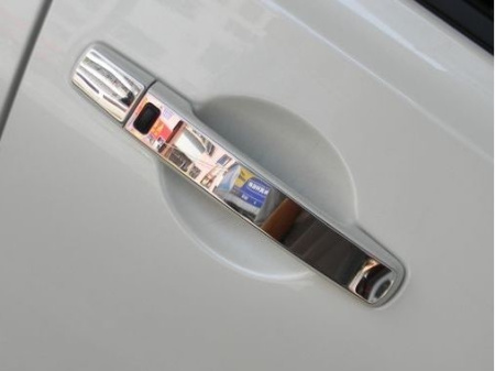 Nissan Qashqai (07-) молдинги на ручки дверей внешние под смарт ключ, нержавеющая сталь, комплект 4 шт.
