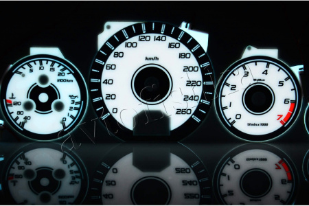 Mercedes W140 S светодиодные шкалы (циферблаты) на панель приборов