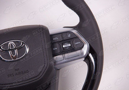 Toyota Land Cruiser LC 200 2007 - 2012 Руль GR черный-серебро
