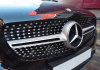 Mercedes-Benz GLC-Klasse X253 2015 - 2019 Решетка радиатора Diamond Sport серебро  под камеру