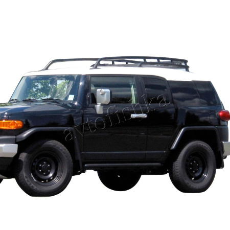 Toyota FJ Cruiser (07-) багажник с рейлингами на крышу черные