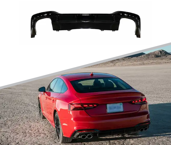 Диффузор S5 для Audi A5 S-line 2021-2023 - купе/седан
