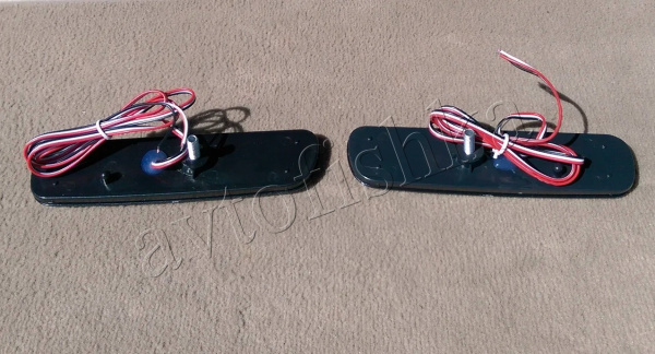 Toyota Land Cruiser 100 | Lexus LX470 (98-07) катафоты (фонари) в задний бампер, светодиодные дымчатые