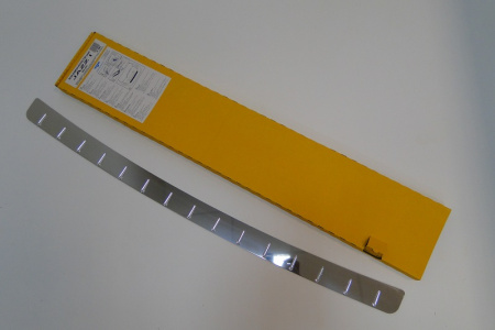 Honda Jazz (02-08) накладка на задний бампер с силиконовыми вставками, к-кт 1шт.