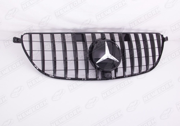 Mercedes-Benz GLE-Klasse W166 2015 - 2018 Решетка радиатора Panamerica черная на бампер 6.3 AMG