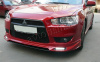 Mitsubishi Lancer 10 (07 – 10) юбка переднего бампера Zodiak (с планкой)