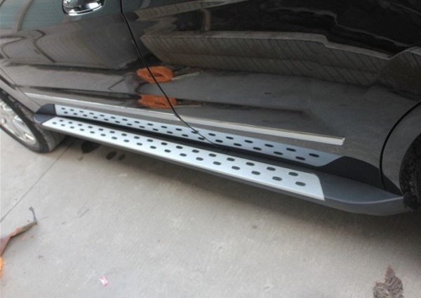 Mercedes-Benz GLK-Klasse (08–) Молдинги на двери, 4 части, ABS хром.