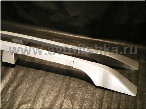 Nissan Qashqai (06-) рейлинги продольные на крышу, алюминиевые серебристые, комплект.