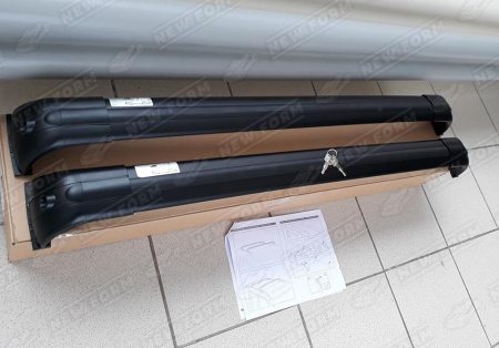 Land Rover Discovery 4 поколение 2009 - 2013 Поперечины черные