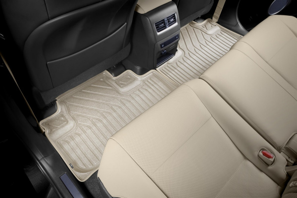 Коврики KVEST 3D в салон LEXUS RX, 2015->, 4 шт. (полистар, бежевый, бежевый)