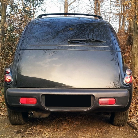 Chrysler PT Cruiser (2001-2005) фонари задние красно-черные Altezza стиль