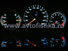 Mercedes W210 E class 1995-1999 светящиеся шкалы приборов - накладки на циферблаты панели приборов, дизайн № 1