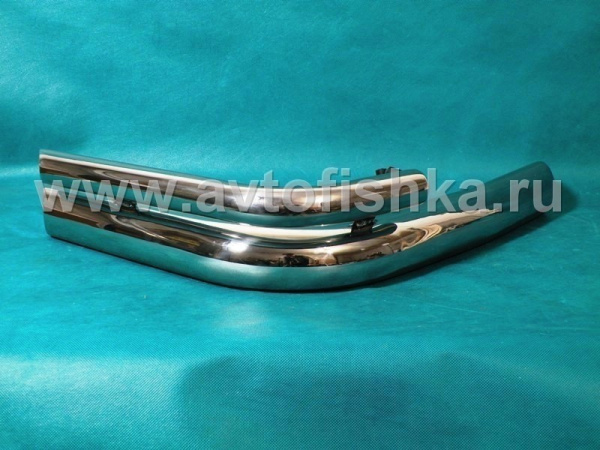 Toyota Land Cruiser 200, Lexus LX570 (08-) защита заднего бампера - уголки, труба 76/38 мм из нержавеющей стали, комплект 2 шт.