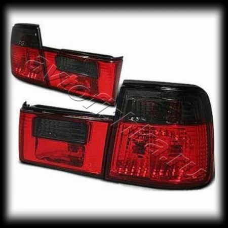 BMW 5 E34 (88-94) фонари задние красно-тонированные, комплект лев.+прав.