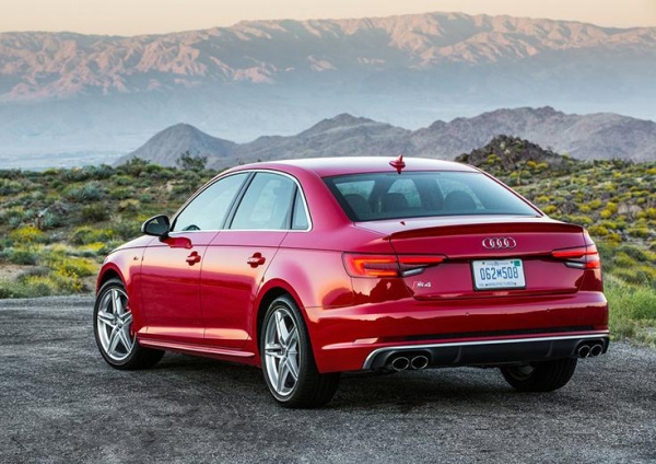 Раздвоенный выхлоп S4 для Audi A4 2016-2022 - нержавейка