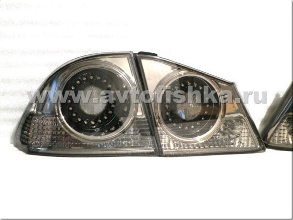 Honda Civic VIII (06-) фонари задние светодиодные тонированные, комплект 2 шт.