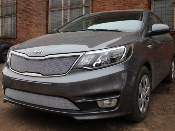 Kia Cee'd (15–) Защита радиатора, хром, низ