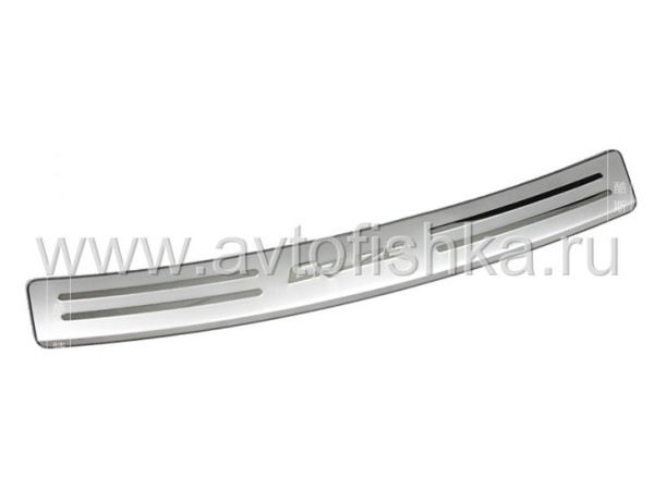 Chevrolet Cruze (08-) накладка заднего бампера верхняя, из нержавеющей стали