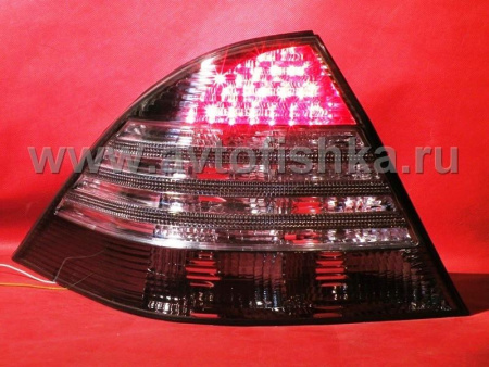 Mercedes S W220 (98-) фонари задние светодиодные тонированные, комплект 2 шт.