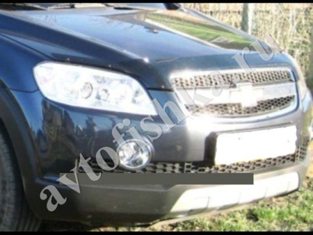 Дефлектор капота темный Chevrolet Captiva 2006-2011