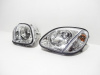Mercedes SLK R170 (98-04) фары передние хромированные, с поворотниками, комплект 2 шт.