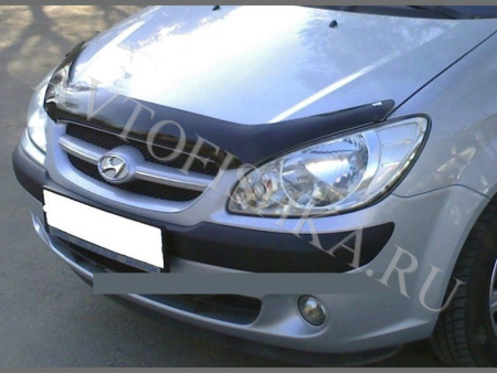 Дефлектор капота темный Hyundai Getz 2005-2011