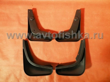 Nissan X-Trail T31 (07-) брызговики, грязезащитные щитки полипропиленовые, комплект 4 шт.