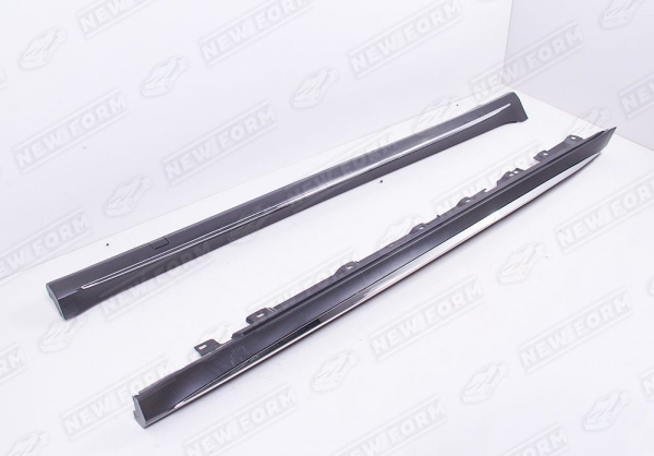 Mercedes-Benz S-Klasse W223 2020 - н.в. Пороги AMG с хромированными вставками