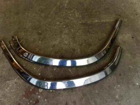 Mercedes Benz W126 накладки на арки крыльев из полированной нержавеющая сталь, комплект 4 шт.