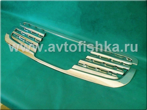 Nissan Qashqai (06-) накладки решетки радиатора хромированные, комплект 10 шт.