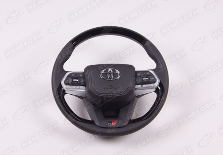 Toyota Land Cruiser LC 200 2007 - 2012 Руль GR черный-серебро