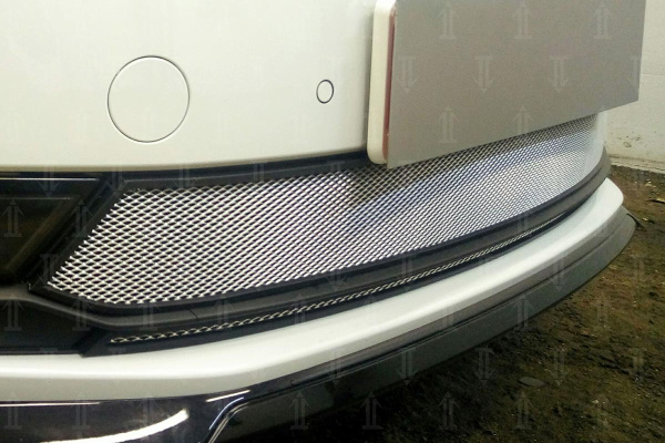 Skoda Rapid (14–) Защита радиатора, хром (2 части)