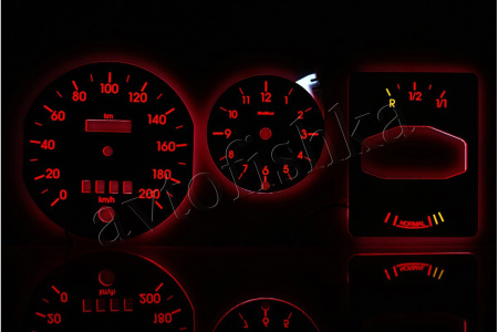 Ford Transit (86-94) светодиодные шкалы (циферблаты) на панель приборов