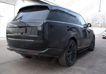Land Rover Range Rover 5 поколение 2021 - 2023 Пороги черный молдинг