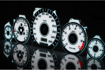 Mercedes W140 S светодиодные шкалы (циферблаты) на панель приборов