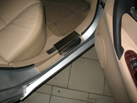 Chery Eastar (07-) накладки на внутренние пороги, к-кт 4шт.