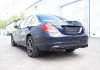 Mercedes-Benz C-Klasse W205 2014 - 2018 Диффузор заднего бампера 6.3 AMG черный на штатный бампер