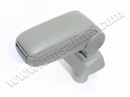 Ford Connect (03–09) Подлокотник с боксом, серый (Abs - кожзам.)