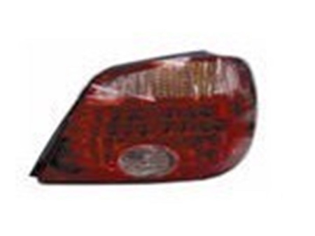 Mitsubishi Outlander (03-06) задние светодиодные красно-белые фонари, в комплекте 2 шт.