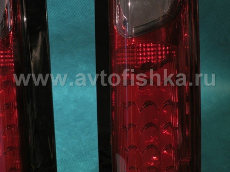 Ford Focus 2 (05-07) 3, 5 дв. хэтчбек фонари задние светодиодные красно-тонированные, комплект 2 шт.