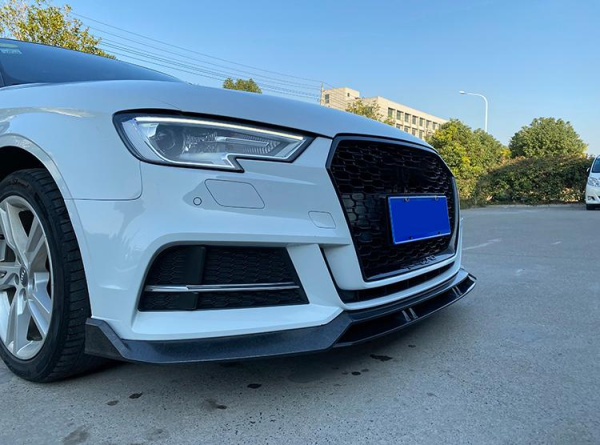 Передняя юбка RS3 ABT для Audi A3 седан 2017-2020