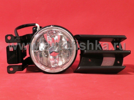 Mitsubishi Pajero Sport (98-06) фары противотуманные с решетками, комплект 2 шт.