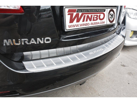 Nissan Murano (2011-) накладка заднего бампера из нержавеющей стали