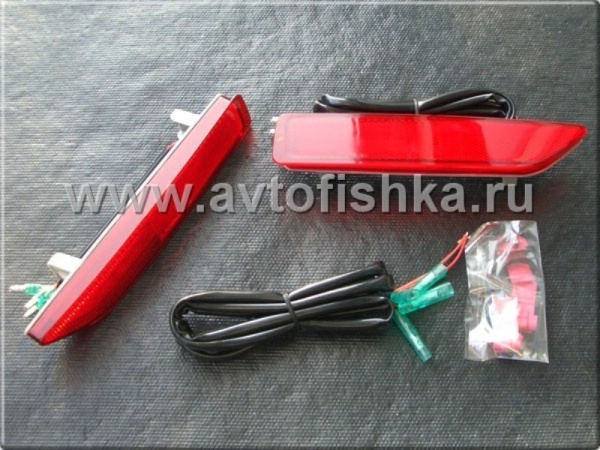 Honda CR-V III (06-) фонари заднего бампера светодиодные, комплект 2 шт.