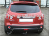 Nissan Qashqai (2006-2012) накладки хромированные на фонари заднего бампера, комплект 2 шт.