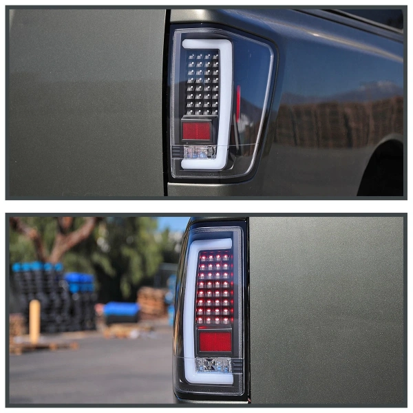 Nissan Titan (2004-2015) Фонари (стопы) задние LED светодиодные черные